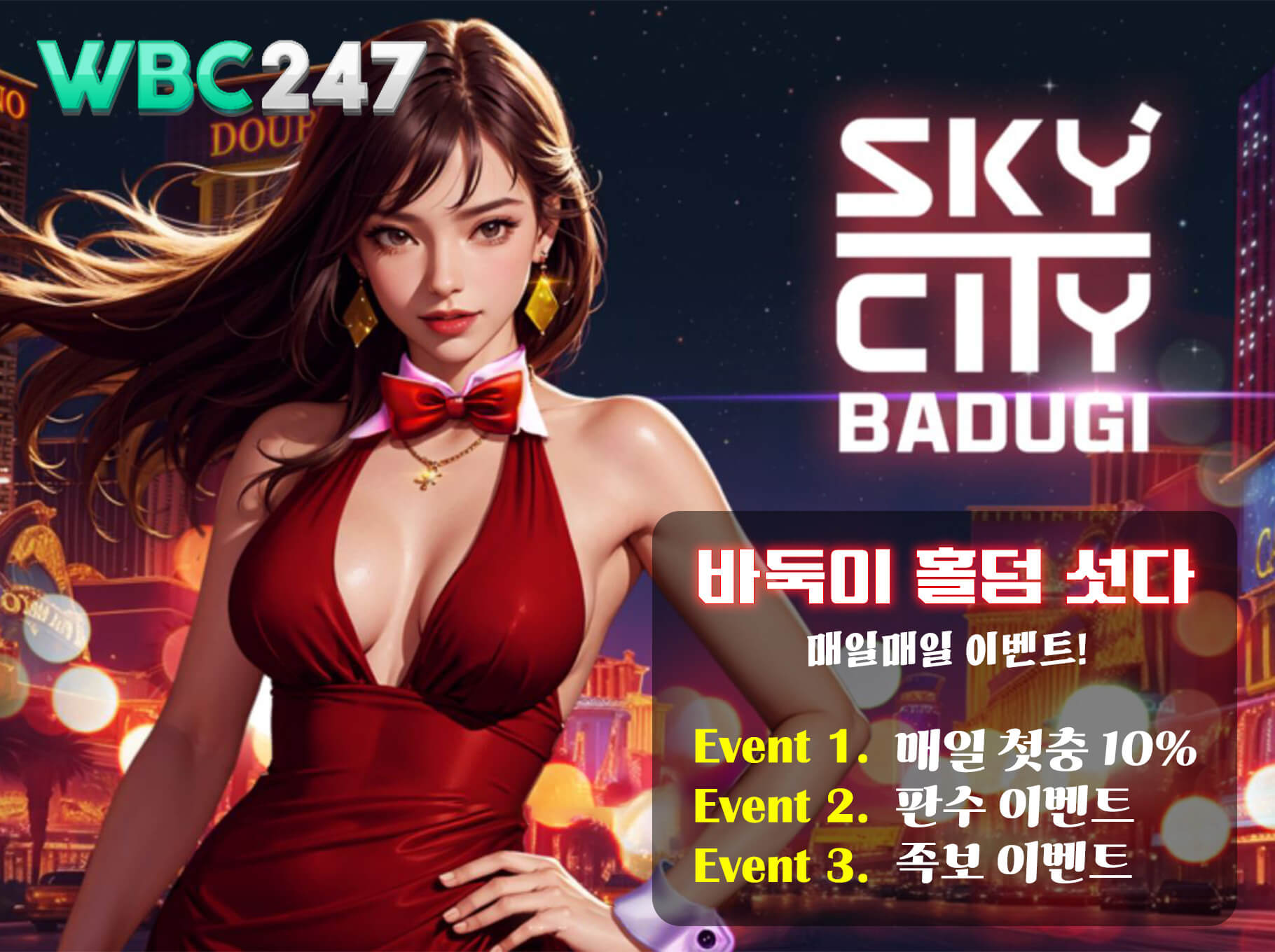 바둑이사이트 WBC247 서비스 런칭 및 이벤트